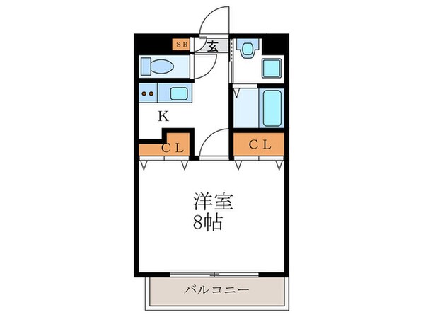 BRAINS Luck Westの物件間取画像